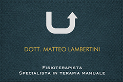 Dott. Matteo Lambertini - Fisioterapista